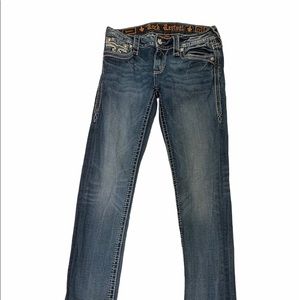 Rock revival yalen mid rise skinny jeans